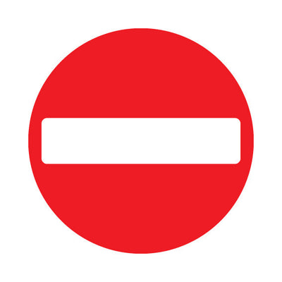 No Entry (traffic) - Square Sign RRTS015 RRT SQ1