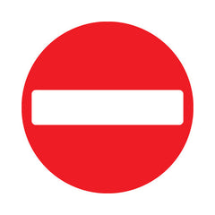 No Entry (traffic) - Square Sign RRTS015 RRT SQ1