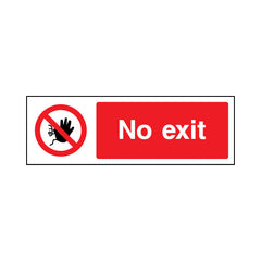 No Exit - Landscape Sign - LN3 AR008 AR
