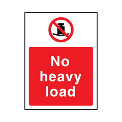 No Heavy Load - Portrait Sign GP090 GP PT1