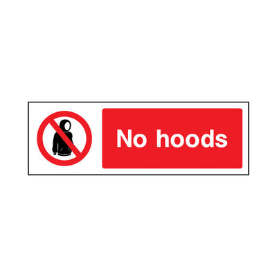 No Hoods - Landscape Sign GP019 GP LN3