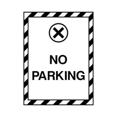No Parking - Portrait Sign P011 PA PT1