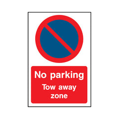 No Parking - Tow Away Zone - Portrait Sign P038 PA PT1