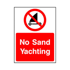 No Sand Yachting - Portrait Sign WS022 WS PT1