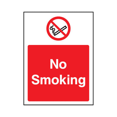 No Smoking - Portrait Sign SP051 SP PT1