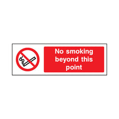 No Smoking Beyond This Point - Landscape Sign SP004 SP LN3
