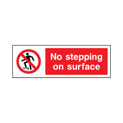 No Stepping On Surface - Landscape Sign GP034 GP LN3
