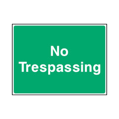 No Trespassing - Landscape Sign - LN1 CA083 CA