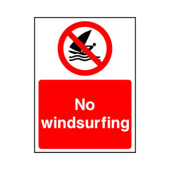 No Windsurfing - Portrait Sign WS006 WS PT1