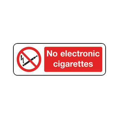 No Electronic Cigarettes Sign