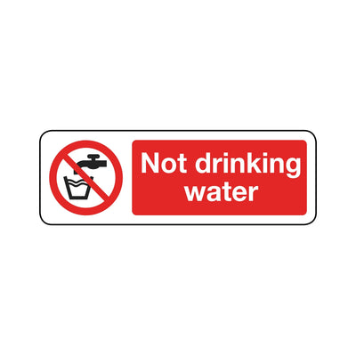 Not Drinking Water Sign