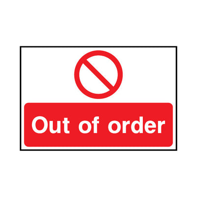 Out Of Order - Landscape Sign LKS014 LKS LN1
