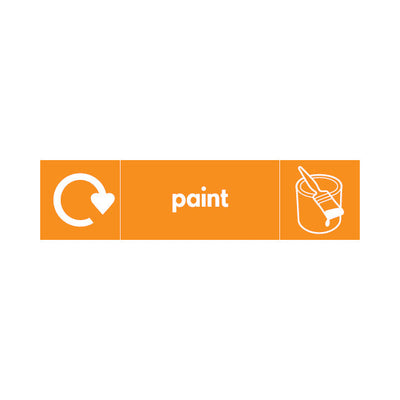 Paint Recycling & Icon - Landscape Sign OR027 OR LN3