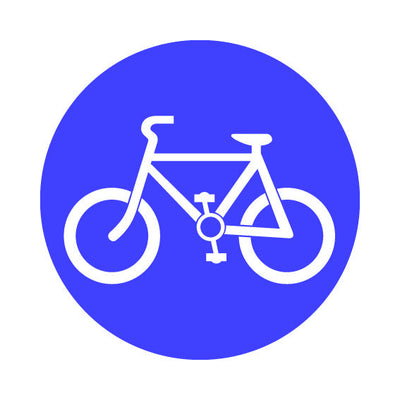 Pedal Cycles Only (traffic) - Square Sign RRTS022 RRT SQ1