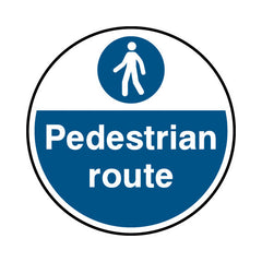 Pedestrian Route Circle - Circle Sign FG006 FG CR1