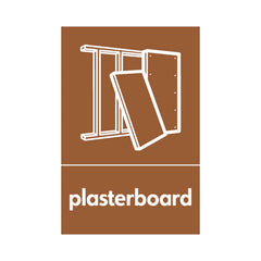 Plasterboard With Large Icon - Portrait Sign - PT1 BMR029 BMR