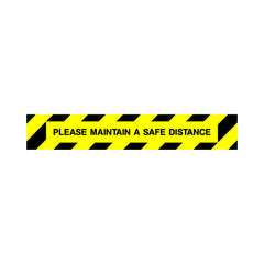Please Maintain Safe Distance - Landscape Sign - LN3 CN125 CN