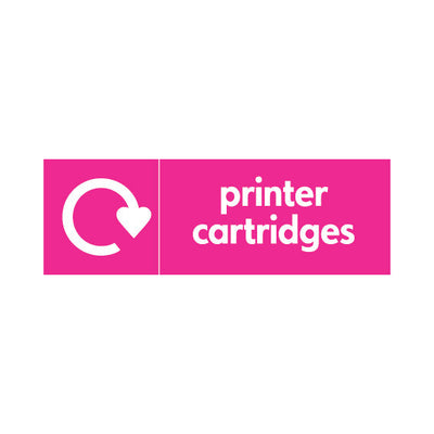 Printer Cartridges Recycling - Landscape Sign ER075 ER LN3