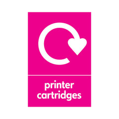 Printer Cartridges Recycling - Portrait Sign ER009 ER PT1
