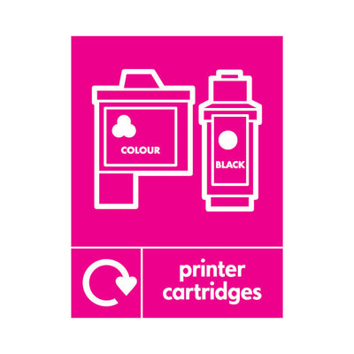 Printer Cartridges Recycling Icon - Portrait Sign ER060 ER PT1