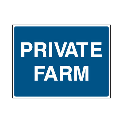 Private Farm - Landscape Sign - LN1 CA107 CA