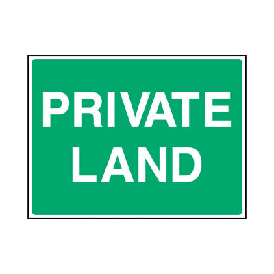 Private Land - Landscape Sign - LN1 CA089 CA