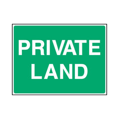 Private Land - Landscape Sign - LN1 CA089 CA