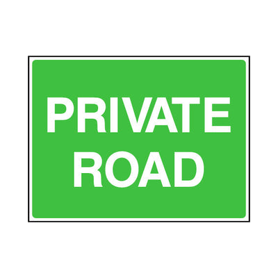 Private Road - Landscape Sign v2 ST015 ST LN1