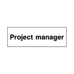 Project Manager - Landscape Sign - LN3 CN067 CN