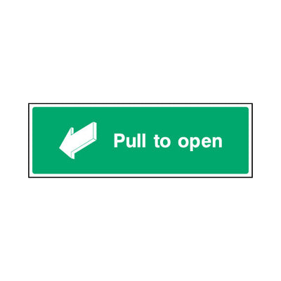 Pull Bar To Open V1 - Landscape Sign EE040 EE LN3