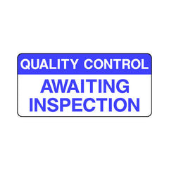 Quality Control Awaiting Inspection - Sticker Sheet QCS054 QCS ST1