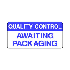 Quality Control Awaiting Packaging - Sticker Sheet QCS057 QCS ST1