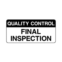 Quality Control Final Inspection - Sticker Sheet QCS073 QCS ST1