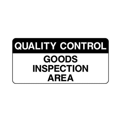 Quality Control Goods Inspection Area - Sticker Sheet QCS074 QCS ST1