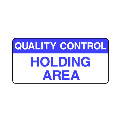Quality Control Holding Area - Sticker Sheet QCS056 QCS ST1