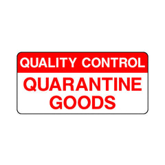 Quality Control Quarantine Goods - Sticker Sheet QCS033 QCS ST1