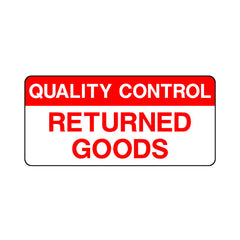 Quality Control Returned Goods - Sticker Sheet QCS034 QCS ST1
