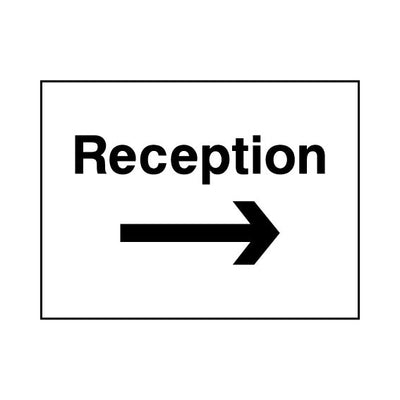 Reception - Arrow Right - Landscape Sign HS007 HS LN1