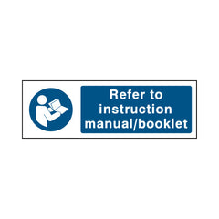 Refer To Instruction Manual/booklet - Landscape Sign MG016 MG LN3