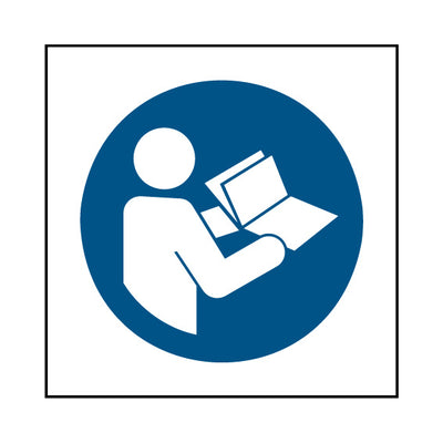 Refer To Manual / Read Instructions - Square Sign MM008 MP SQ1