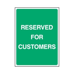 Reserved For Customers - Portrait Sign P086 PA PT1