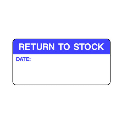 Return To Stock Date - Sticker Sheet QCS050 QCS ST1