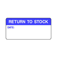Return To Stock Date - Sticker Sheet QCS050 QCS ST1