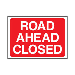 Road Ahead Closed - Landscape Sign TRTW010 TRTW LN1