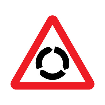 Roundabout - Landscape Sign UKT017 UKT LN1