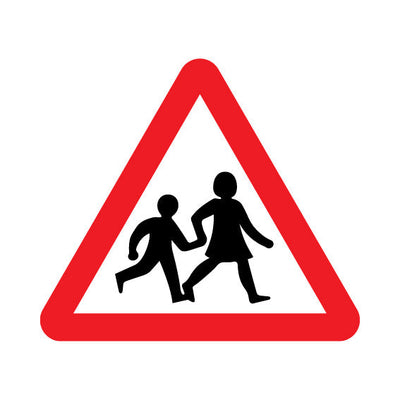 School Crossing Patrol Ahead - Landscape Sign UKT045 UKT LN1