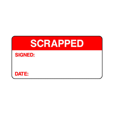 ScraPPEd - Signed & Date - Sticker Sheet QCS028 QCS ST1