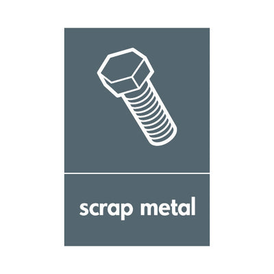 Scrap Metal & Icon - Portrait Sign MR052 MR PT1