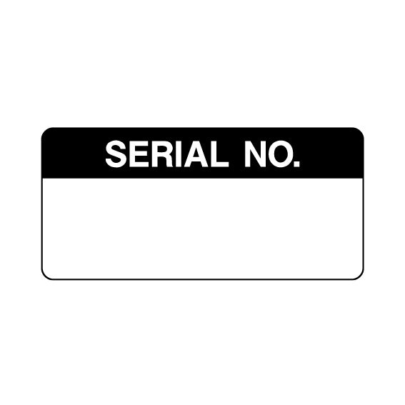 Serial Sticker Icon Serial No. - Quality Control Stickers | Sticker Sheet | UK Safety Sign ...