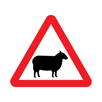 Sheep Crossing - Landscape Sign UKT038 UKT LN1